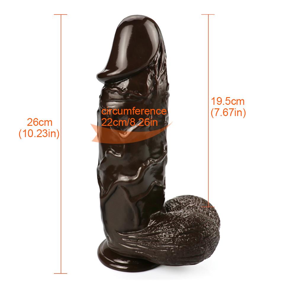 Brown Giant Dildo Suction Cup Soft Dildos Couples Penis Anal Butt Plug Female Masturbation Sex Toys for Woman Dildos Adult Toy