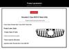 GT Black Edition Replacement Grille for 2009-2013 Mercedes E-Class W212