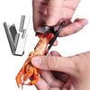 4Pcs Stainless Steel Crawfish Sheller Tool Crayfish Shelling Device for Peeling Cooked Shrimp Tails Kitchen Seafood Gadgets