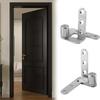 Heavy Duty Pivoting Hinge Household Door Pivoting Hinge 2 Pieces Stainless Steel 270 Degree Rotation Bookcase Hardware For Home