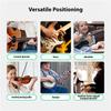 Meideal Guitar Tuner Clip On with Beat Function Portable Guitar Tuner Rotating Clip for Chromatic Guitar Bass Violin Ukulele
