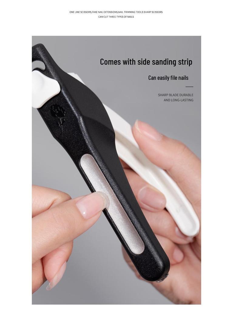 Multi-Functional French Tip Nail Shaping and Anti-Splash Clip Tool