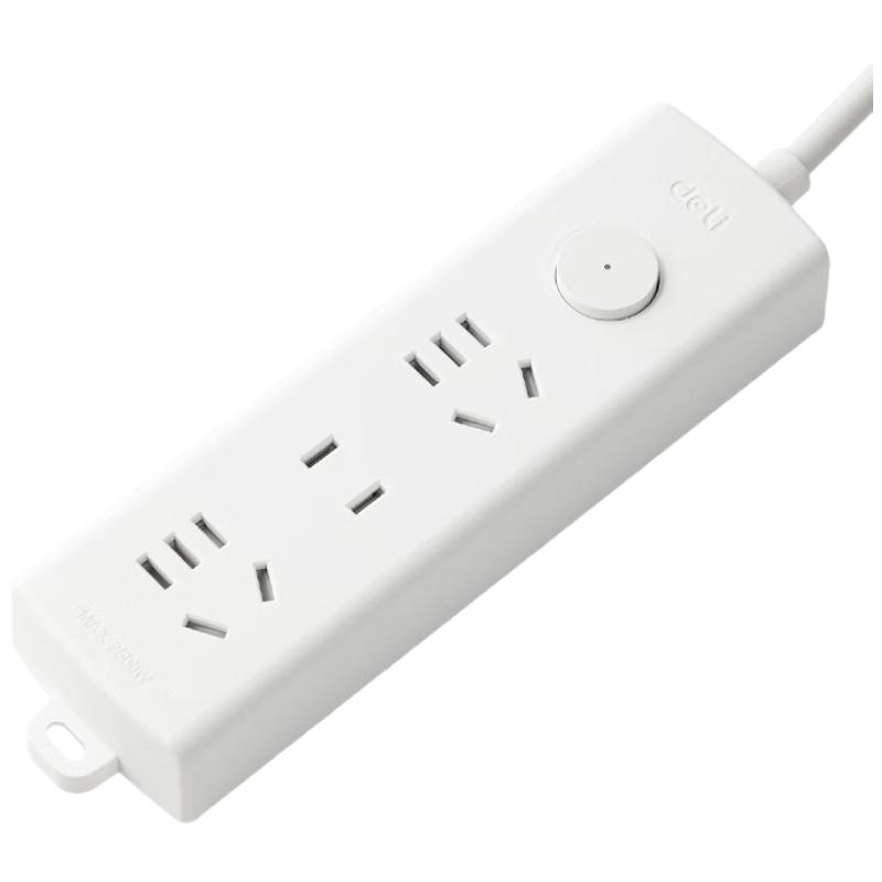Deli 3-Outlet Power Strip