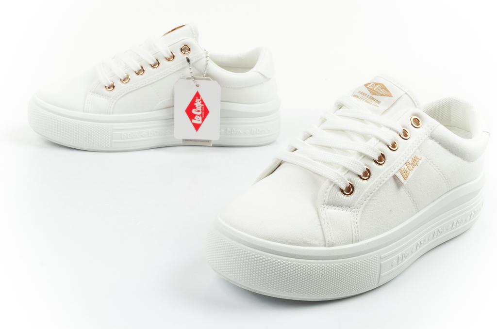 Lee Cooper Canvas White Lady [LCW-26-44-4474L] yr. 40
