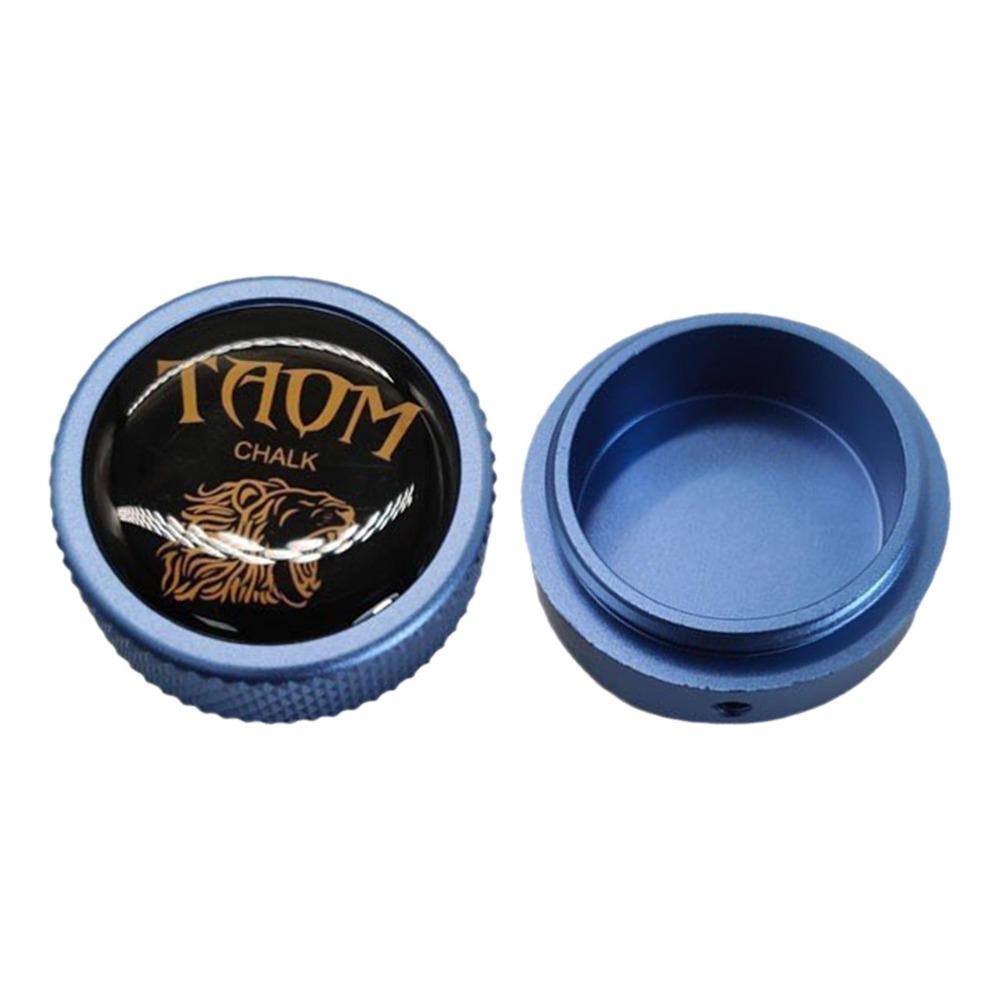 Aluminum Zinc Zinc Alloy Pool Chalk Holder Round Shaped Chalk Tip Case  Billiards Accessories