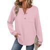 Women's Solid-color Fashionable Long-sleeved Top