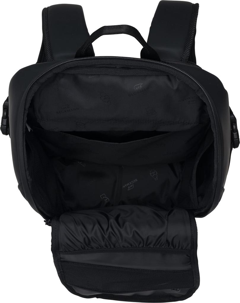 BECKMANN Norway STREET GO Backpack, Black, for Men and Women, Large Capacity, Perfect for Computers, Business, Commuting, and School, Scandinavian