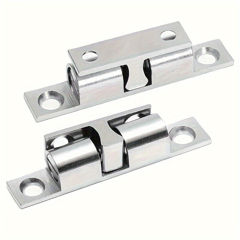 10Pcs Zinc Alloy Door Bead Locks Furniture Door Ball Latch Heavy-Duty Adjustable Positioning Buckles Spring Ball Catch Latches