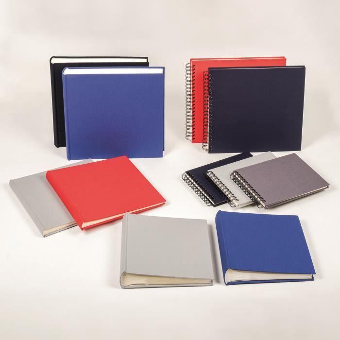 Album photo relié - Cloth - Couverture en lin - 26x25 cm - 40 pages