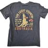 Pacific Creations Small Shirt Australian Boxing Kangaroo Travel Souvenir VGC