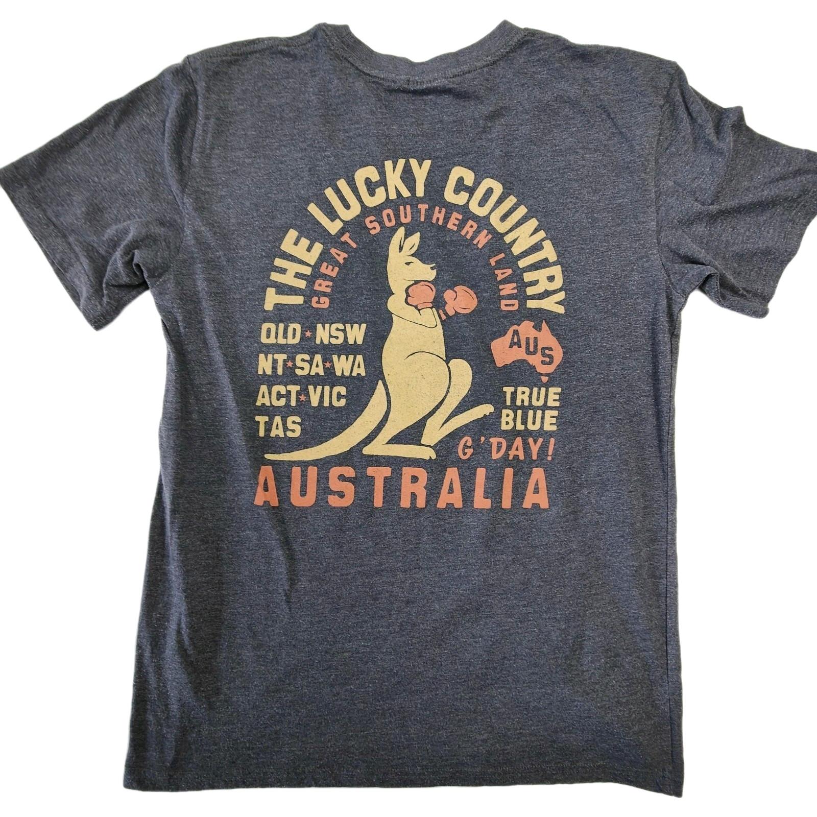 Pacific Creations Small Shirt Australian Boxing Kangaroo Travel Souvenir VGC XXXXL