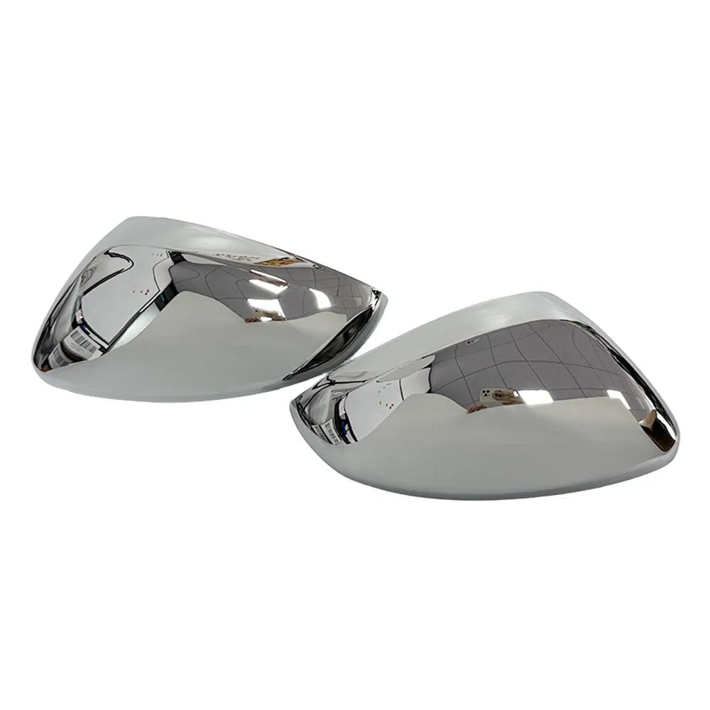 For Peugeot 208 2008 2019-2025 Car Replacement Rearview Side Mirror Cover Wing Cap Exterior Case Trim Accessories Vehicle Decor