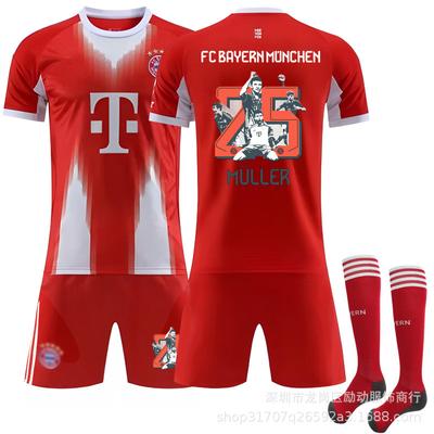 Soccer Uniform Set, Short Sleeve Football Jersey and Shorts Sportswear Kit for Training, Matches and Team Activities