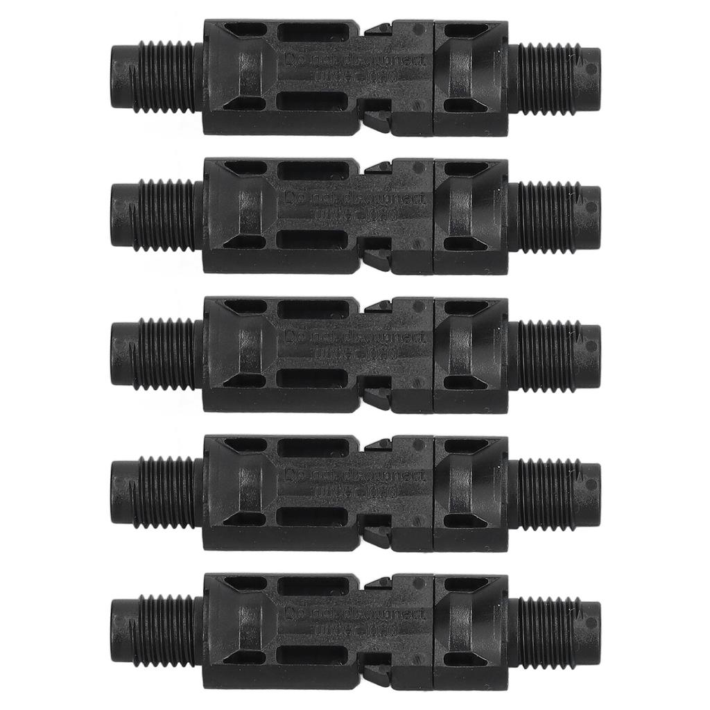 5 Sets Solar Branch Connectors UV Protection Male Female Header Board End Connector