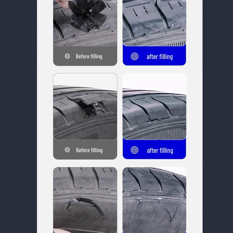 Flexible Tire Repair Glue for Sidewall Damage and Cracks