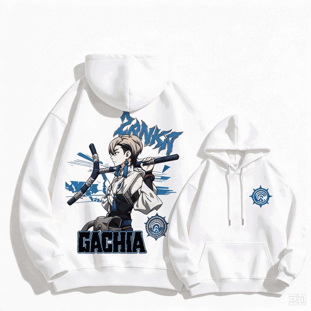 Gachiakuta Zanka Nijiku Graphic Hoodie Unisex Casual Pullover Sweatshirt Anime Fans Long Sleeve Loose Streetwear Hooded Tops Men Women