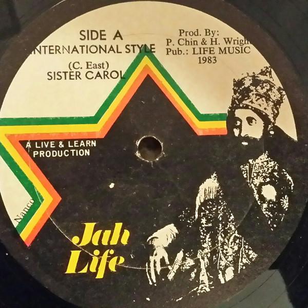 

10inch Record SISTER CAROL - International Style JL021 Jah Life 1983 US Reggae, Ska & Dub Used