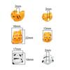 Ceramic Vertical Hole Hand-painted Beads Loose Spacer Charms for DIY Bracelet Necklace Jewelry Making Accessories