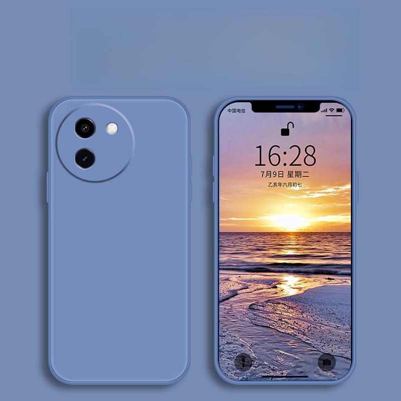 Applicable To Vivoy200i Mobile Phone Case Protection Case Liquid Soft Silicone Full-cover Anti-fall Case for Men and Women