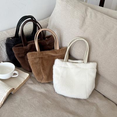 Plush Bag for Women with Furry Bags Handbag Bags Korean Version Ins New Autumn and Winter Furry Crossbody Bags