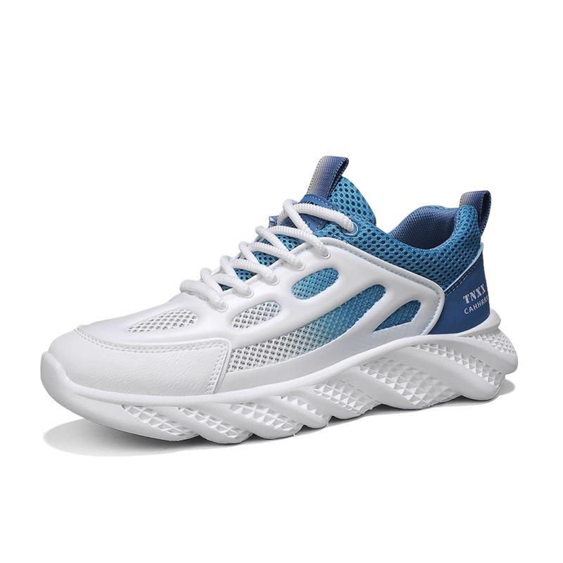 2024 Autumn Hot Sale Men's Casual Running Shoes Thick Bottom Mesh Breathable Work Shoes Anti-slip Sneaker Flat Shoes for Men