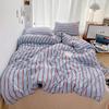 Nordic Sling Bed 150 Bedding Sets Stripes Duvet Cover Set Quilt Cover Bed Sheet Quilt Sets Queen Size INS Blogger Comforter Sets