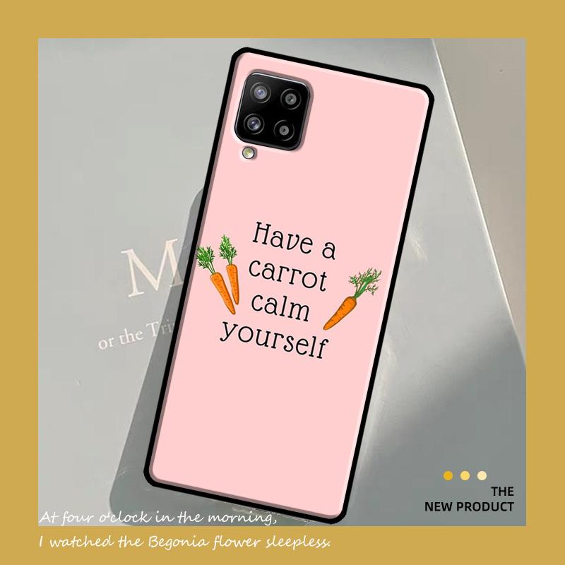 Carrot Vegetable Food Case For Samsung Galaxy A54 A34 A52 A32 A22 A12 A13 A14 A23 A33 A53 A73 A51 A71 Cover