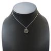 Used TIFFANY&Co. Necklace Atlas Open Medallion Silver925 3.8g Silver Accessories