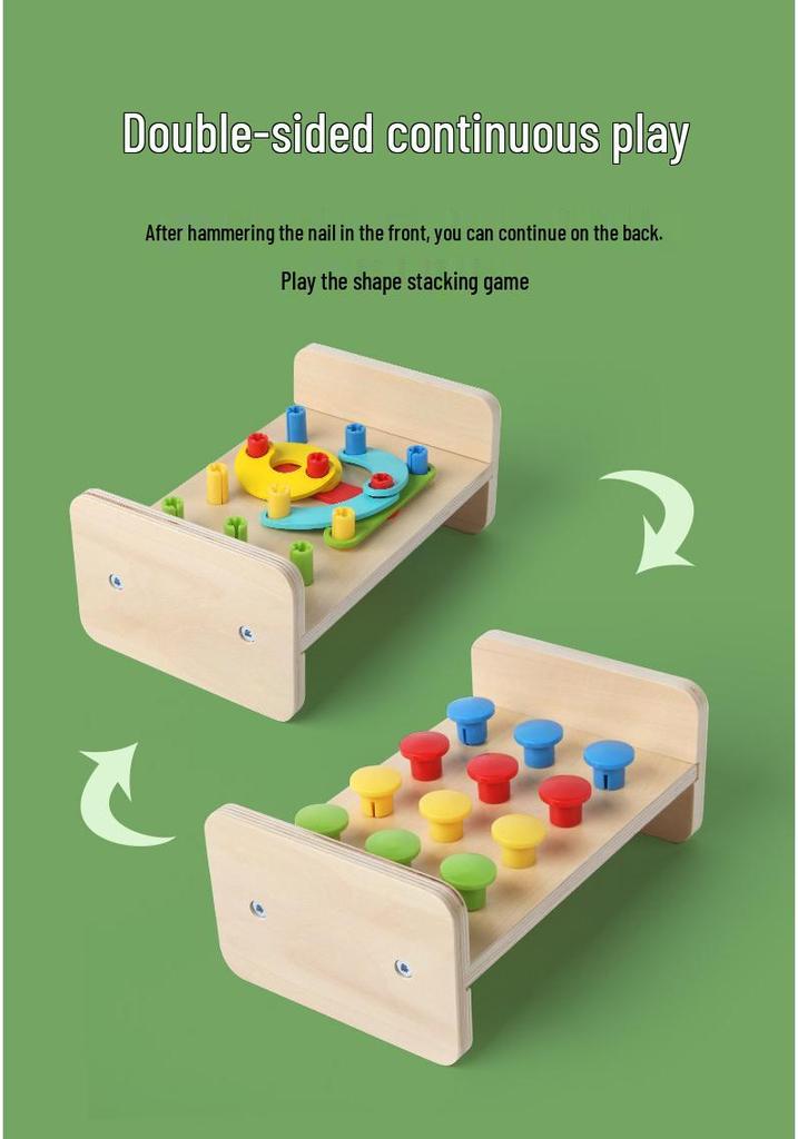 2-in-1 Children's Educational Color Matching Puzzle Set