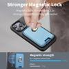 Applicable To iPhone15 Magnetic Suction Magsafe Solid Color Card Bag, Card Holder, Apple 16 Back Sticker Strong Magnetic N52 Card Bag.