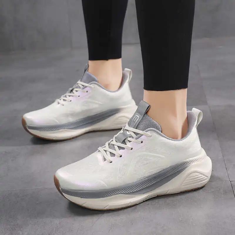 Fashion Round Nose Rubber Sole Luxury Running Shoes For Women Vulcanize Cheap Skate Teenager Sneakers Sports Buy Sapatenos