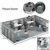 Torre di Guardia Città Carceraria Militare MOC Set di Blocchi da Costruzione Ladro Agente di Polizia WW2 Modello di Costruzione DIY Mattoncini Giocattoli