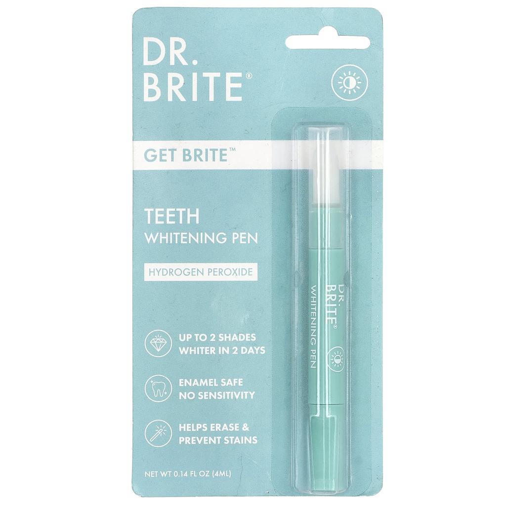 Dr. Brite Get Brite™, Teeth Whitening Pen, 4 Ml (0.14 Fl Oz)