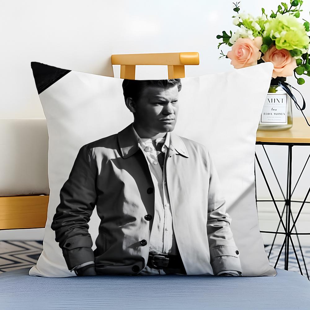J-Jesse Plemons Cushion Cover Washable Linen Pillowcase Soft For Sofa Bed Cozy Home Room Decor