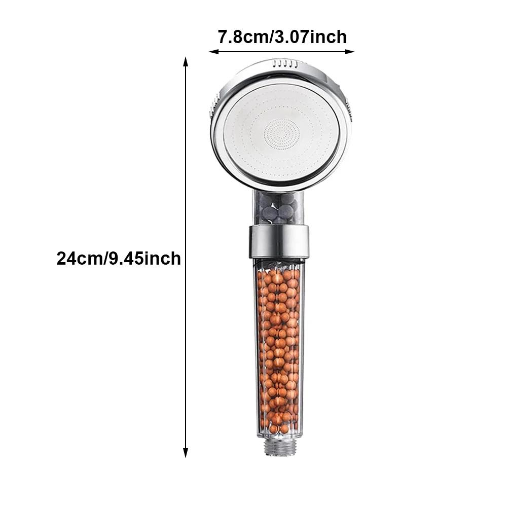 Xiaomi Filtered Shower Head Anti LimestoneABS High-Pressure Water Saving Handheld Clear Showerheads with Filter Beads for Bathroom