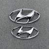 ABS Автомобильный передний задний значок решетки радиатора Аксессуар Для Hyundai Genesis N-LINE I10 I20 I30 I40 IX20 IX35 Kona Getz Veloster Tucson Elantr ZZ37