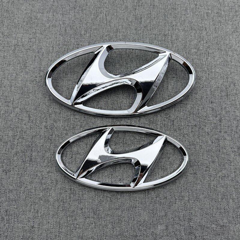 ABS Автомобильный передний задний значок решетки радиатора Аксессуар Для Hyundai Genesis N-LINE I10 I20 I30 I40 IX20 IX35 Kona Getz Veloster Tucson Elantr ZZ37
