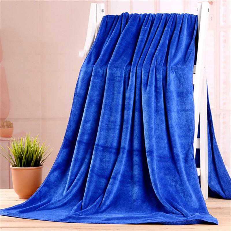 

Очень большое полотенце для ванной из микрофибры, мягкое, с высокой впитываемостью и быстросохнущее, для спорта, путешествий, не линяет, многофункциональное использование 100x200cm