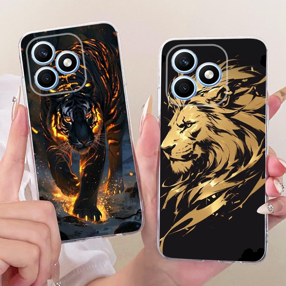 For Honor X8d 4G Case Cool Fashion Painted Cover 6.77'' Soft Silicone Phone Case For Honor X8d X 8d HonorX8d 4G Back Cover Coque