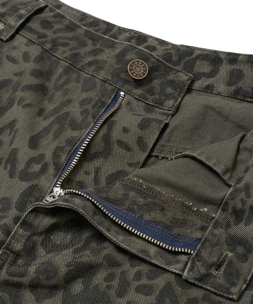 BROWNBREATH Tag Leopard Bermuda-Shorts - Schwarz