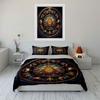 "Occult Decorative Three-Piece Set" Bedding Set with 1 Duvet Cover 2 Pillowcases Single Double King Queen, Gift