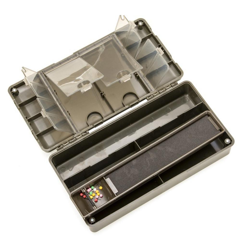 Carp Fishing Tackle Box Bait Storage Box Compact Design for Fishing Accessories Hooks and Lines European Style Rig