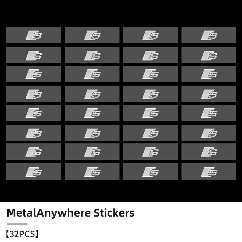 3D Metal Car Emblem Letter Decorative Stickers Badge Decal For Audi Sport S RS Line S7 S8 S5 S6 RS3 RS4 A6 A7 A8 QRS5 RS6 Q5 A8