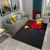 Colorful Rose Carpet Romantic Flower Mat Area Rugs Home Decor for Bathroom Entrance Non-Slip Floor Mat Living Room Bedroom Rugs