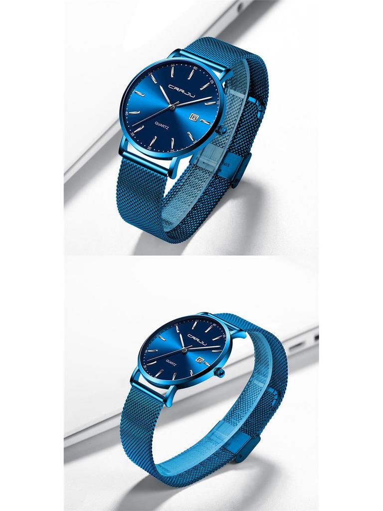 CRRJU 2161 Men's Starry Sky Fashion Watch - Simple Business Design