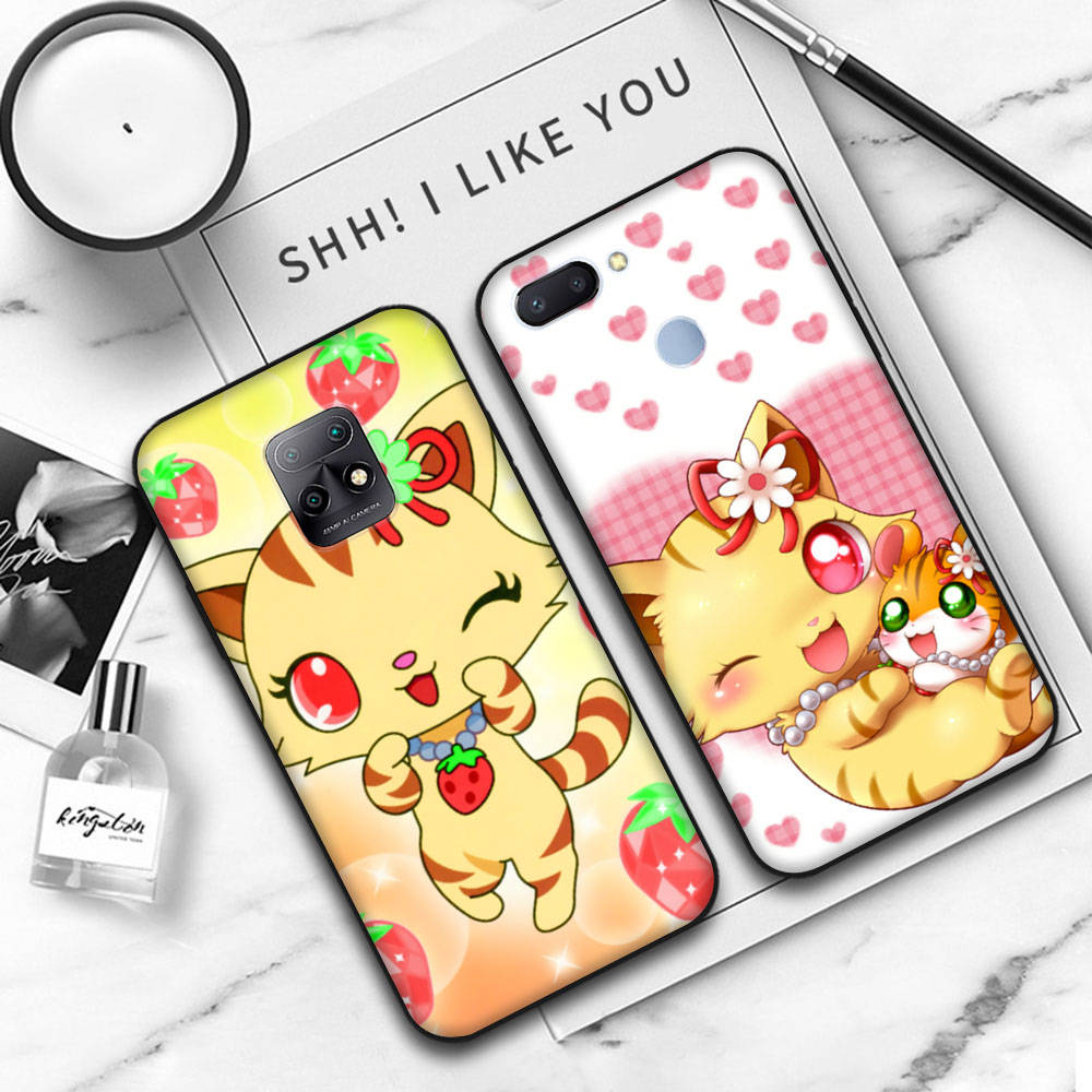 JZ25Cat SanrioBlack Sofe Case for Xiaomi Poco X6 X4 M5 M6 F5 F6 C65 C55 C50 C51 C40 Pro Redmi 14C A3X 13C 12C 11T 10A 9C Note 7 6 8A Plus