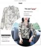 Women's Autumn High-End French Silk Print Blouse - Chic & Unique