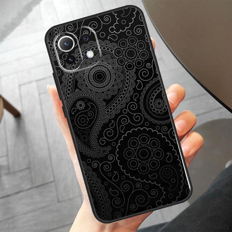 Coque à motif bandana sans couture pour Xiaomi 15 Pro, 13, 14 Ultra, 11T, 12T, 13T, 14T Pro, POCO F7, X7 Pro, X3, X5, X6, F5 et F6
