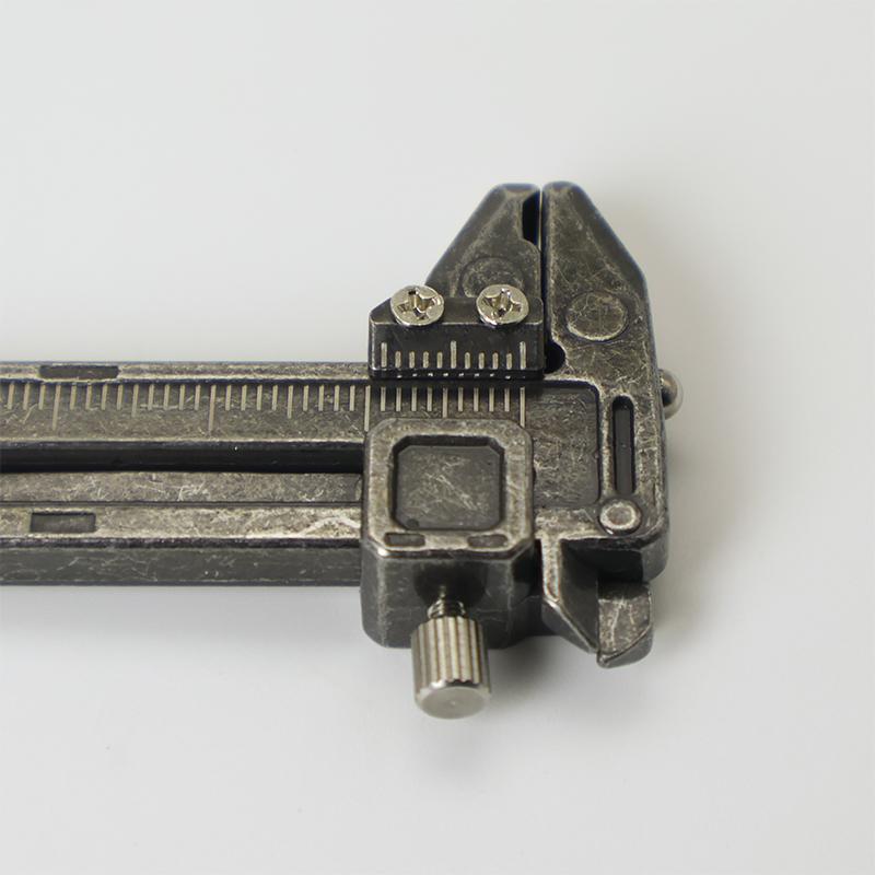 The Pocket-sized EDC Tool Convenient Portable Mini Vernier Caliper Multifunction Tools Measuring Tool Woodworking Tools Hand