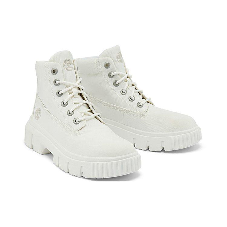 Timberland Greyfield Canvas Boot 'White' Women's TB0A2JFQL77